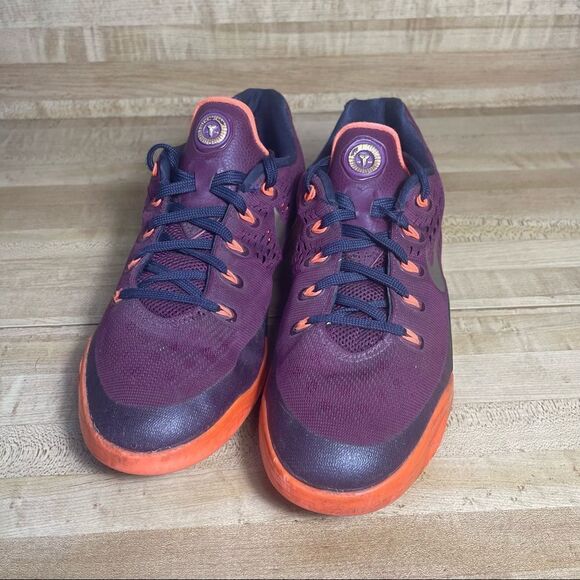 Nike Kobe 9 IX EM Deep Garnet GS Hyper Crimson 653593-601 Size 6.5Y Womens 8 - Picture 7 of 7